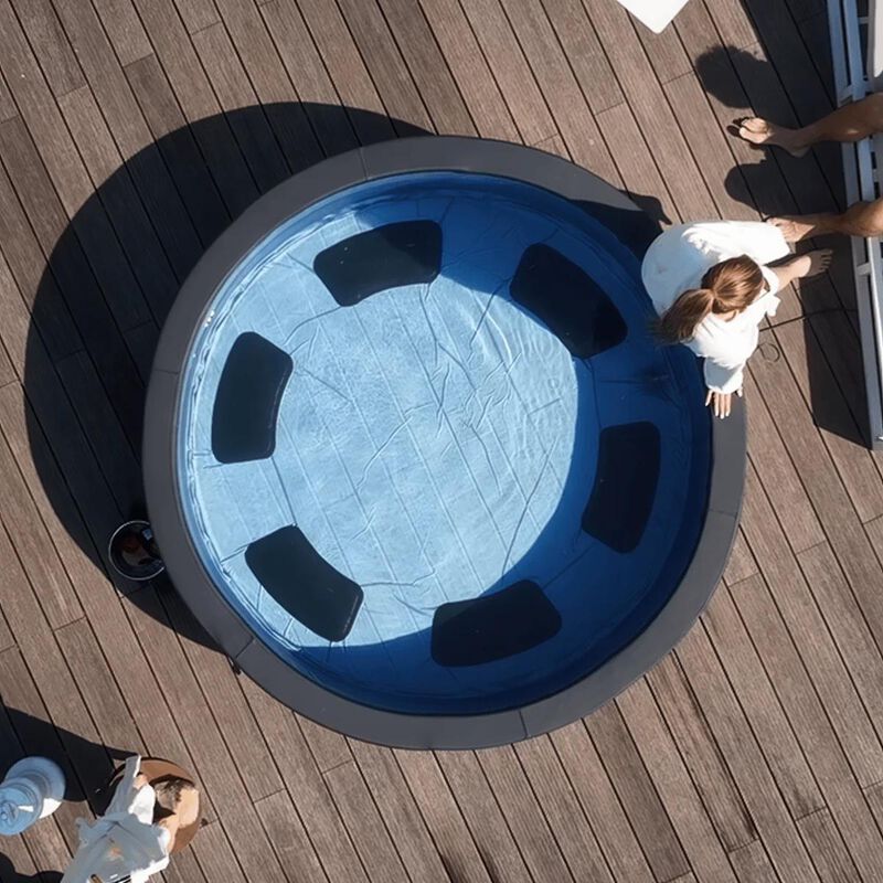 EZLIFE Alba 7 Person Round Eco Foam Hot Tub, , hires