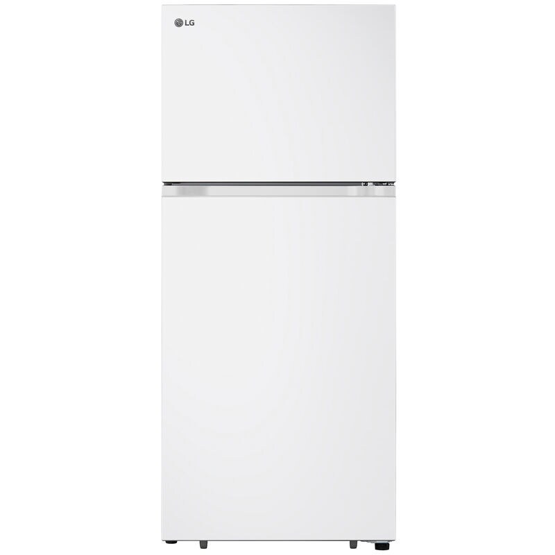 LG 28 in. 17.5 cu. ft. Garage Ready Top Freezer Refrigerator - White, White, hires