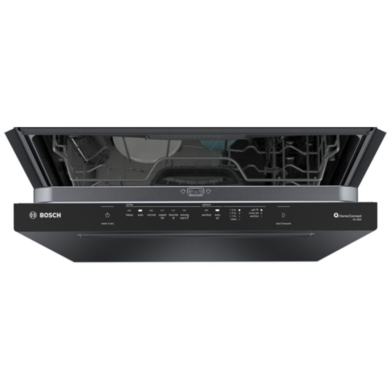 Bosch 500 Series 24 in. Top Control Smart Dishwasher with 44 dBa Sound Level, 3rd-Rack, AutoAir & Pocket - Black, Black, hires
