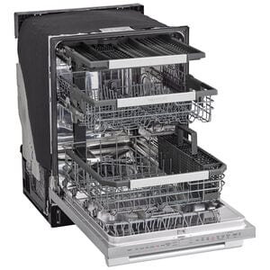 Signature Kitchen Suite 24 in. Top Control Smart Dishwasher with 40 dBa Sound Level, 3rd-Rack & Dynamic Heat Dry - Stainless Steel, , hires