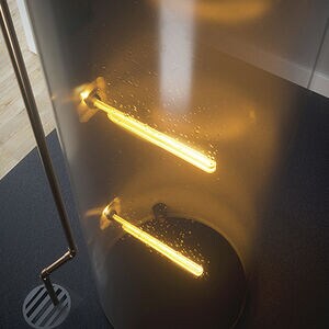 GE Electric 40 Gallon Short Water Heater with 10-Year Parts Warranty, , hires