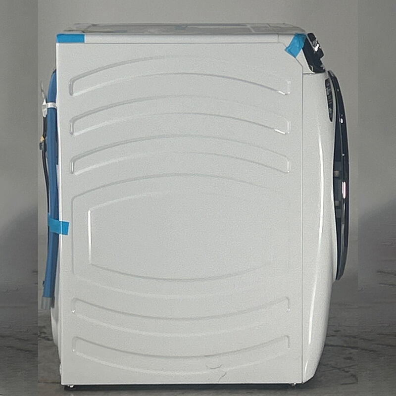 GE Profile 28 in. 5.3 cu. ft. Smart Stackable Front Load Energy Star Washer with UltraFresh Vent System+, Sanitize & Steam Cycle - White (Open Box Good Condition), , hires