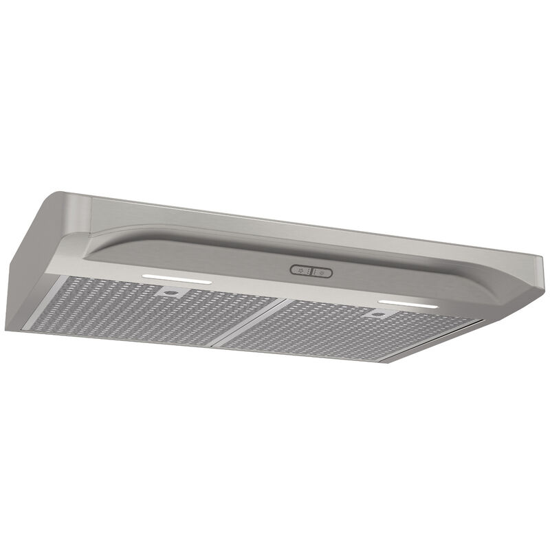 Broan ALT2 Series 30" Standard Style Range Hood with 3 Speed Settings, 375 CFM, Convertible Venting & 2 LED Lights - Stainless Steel, , hires