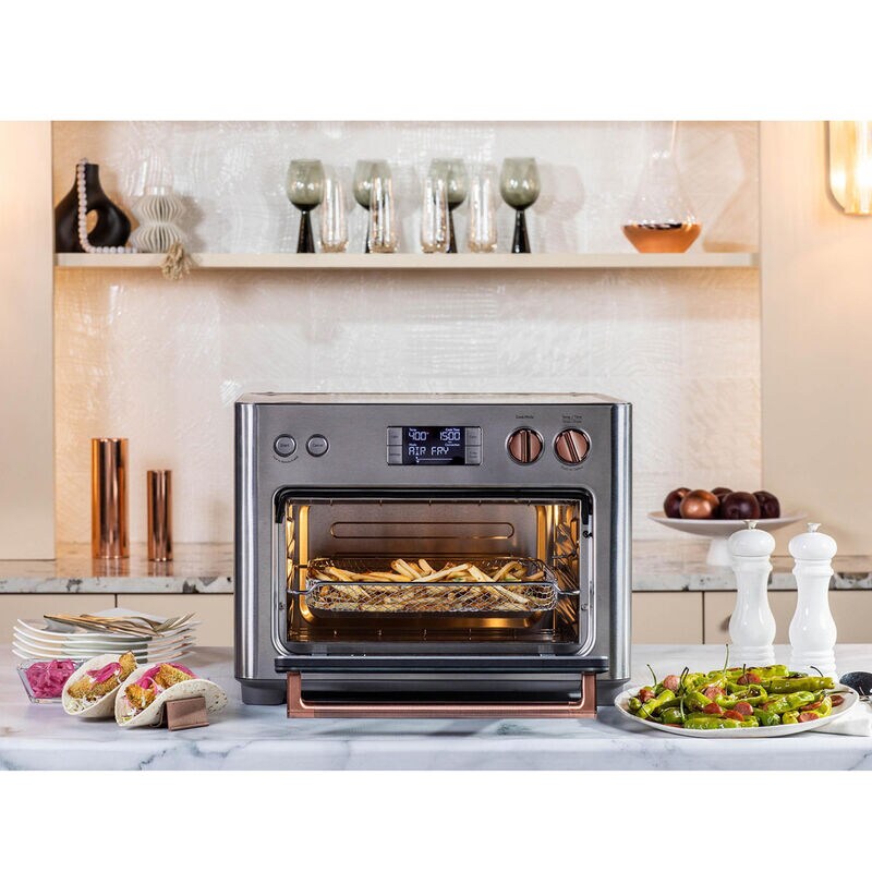 GE Cafe Couture Stainless Steel Air Fryer Toaster Oven + Reviews, Crate &  Barrel