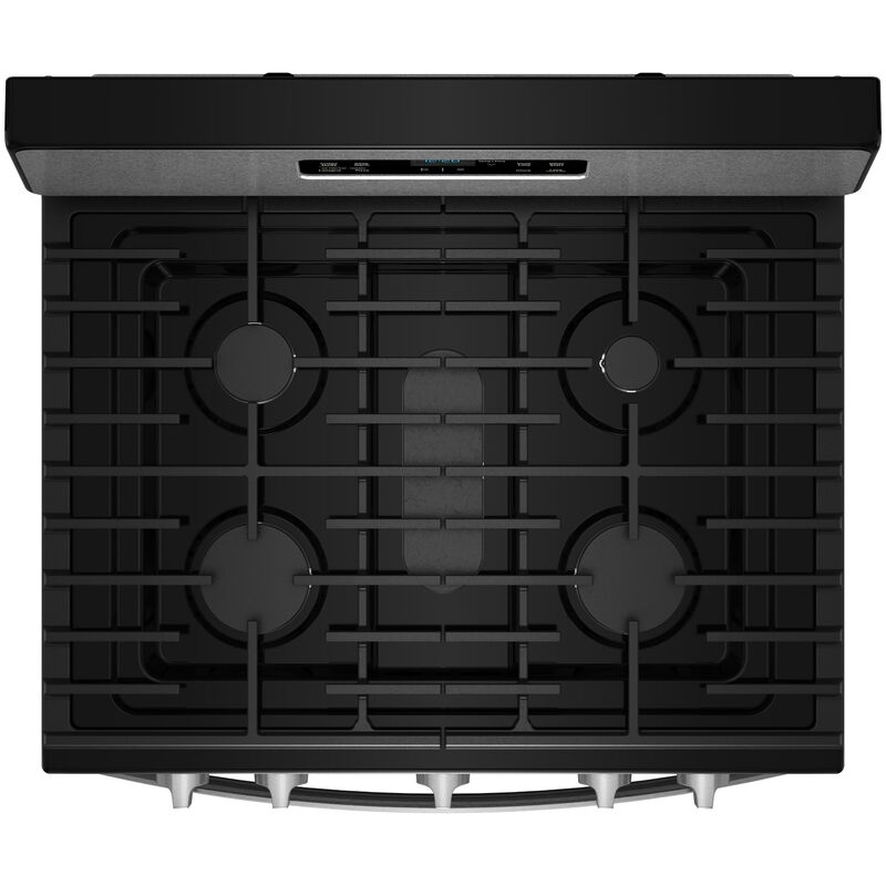 Whirlpool 30 in. 5.1 cu. ft. Gas Range with 5 Sealed Burners - Stainless Steel, , hires