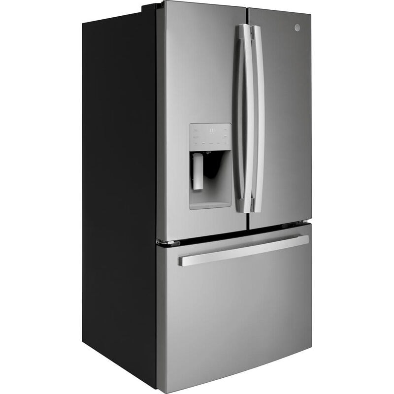 GE 36 in. 25.6 cu. ft. French Door Refrigerator with Ice & Water Dispenser - Fingerprint Resistant Stainless, Fingerprint Resistant Stainless, hires