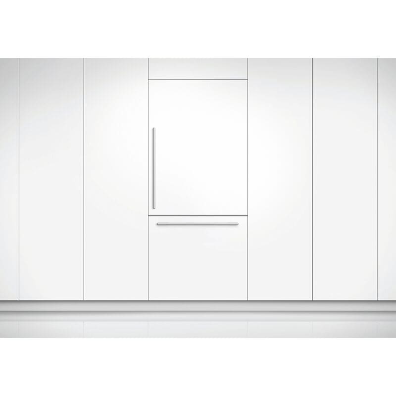 Fisher & Paykel Series 7 Integrated 36 in. Built-In 16.8 cu. ft. Smart Counter Depth Bottom Freezer Refrigerator with Ice Maker Right Hinged - Custom Panel Ready, , hires