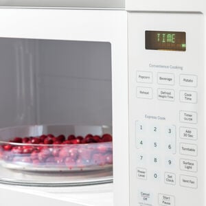 GE 30 in. 1.6 cu. ft. 1000W Over-the-Range Microwave with 300 CFM - White, White, hires