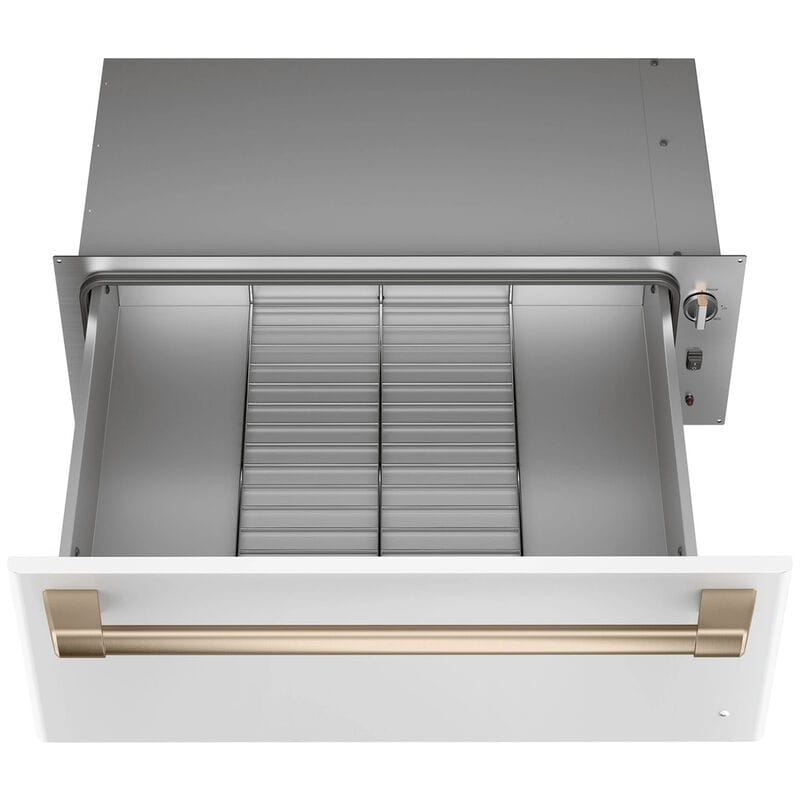 Cafe 30 in. 1.9 cu. ft. Warming Drawer with Humidity Control - Matte White, Matte White, hires