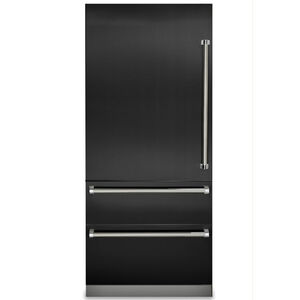 Viking 7 Series 36" Door Panel Kit for Refrigerator - Cast Black, Cast Black, hires