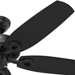 Hunter Builder 52 in. Ceiling Fan and Pull Chain - Matte Black, Matte Black, hires