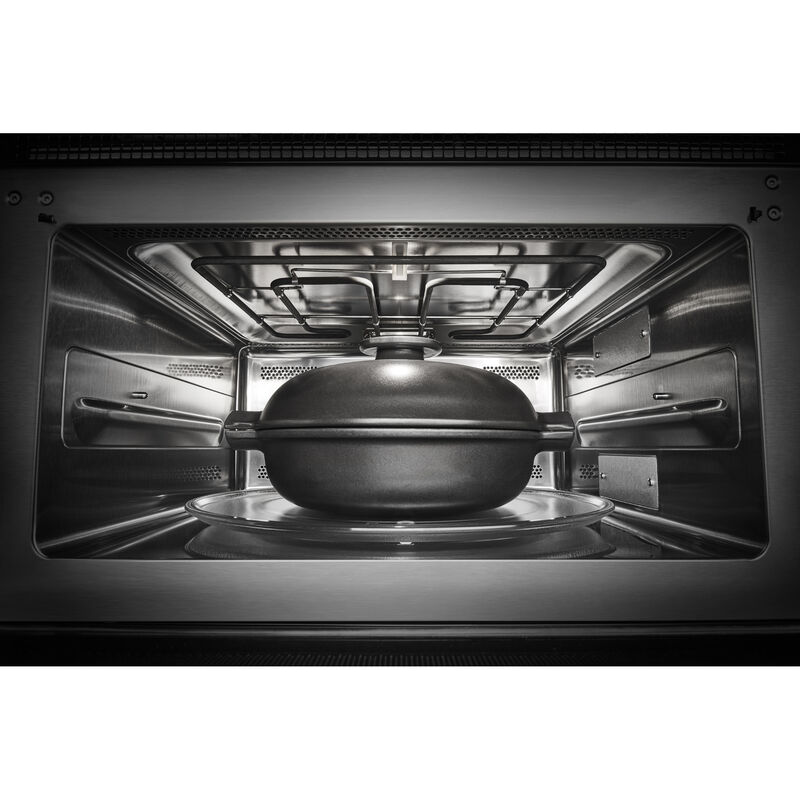 JennAir Rise 27 in. 1.4 cu. ft. 900W Built-In Microwave with Convection & Sensor Cooking - Stainless Steel, , hires
