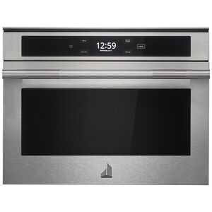 JennAir Rise 24 in. 1.4 cu. ft. Smart Speed Electric Single Wall Oven with True European Convection & Sensor Cooking - Stainless Steel, , hires