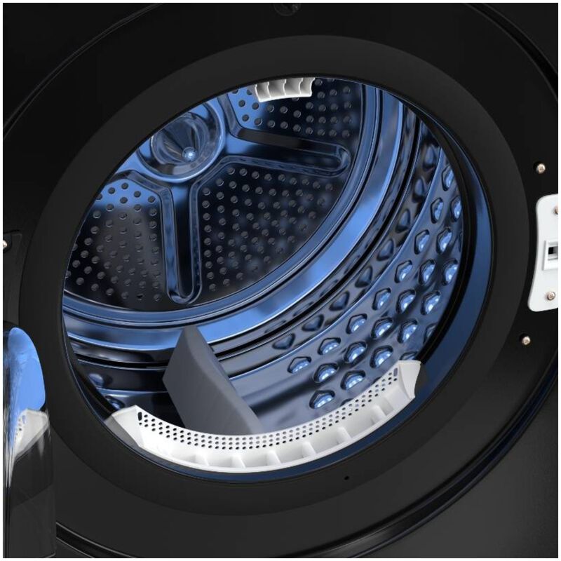Equator Premium Compact 24 in. 3.1 cu. ft. Stackable Electric Dryer with Sensor Dry & Sanitize Cycle - Black, , hires