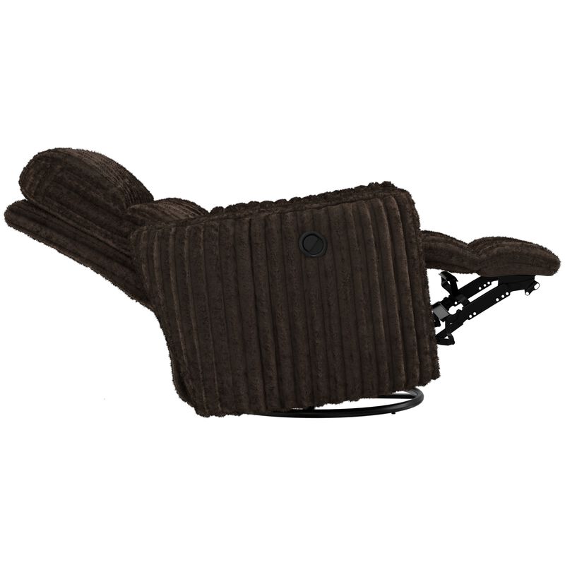 Catnapper Daydream Swivel Glider Recliner - Chocolate, Chocolate, hires