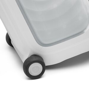 JBL PartyBox 330 Portable Party Speaker with JBL Legendary Sound, Futuristic Lighting, A Lelescopic Handle and Wide Wheels - White, , hires
