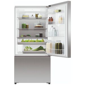 Fisher & Paykel Series 7 31 in. 18.2 cu. ft. Counter Depth Bottom Freezer Refrigerator with Ice Maker - Stainless Steel, , hires