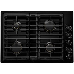 JennAir 30 in. 4-Burner Natural Gas Cooktop with Downdraft & Power Burner - Black, , hires