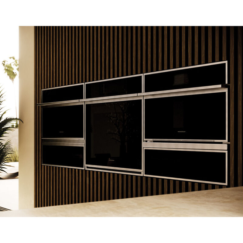 Monogram Minimalist Series 30 in. 5 cu. ft. Smart Speed Electric Single Wall Oven with True European Convection - Stainless Steel, , hires