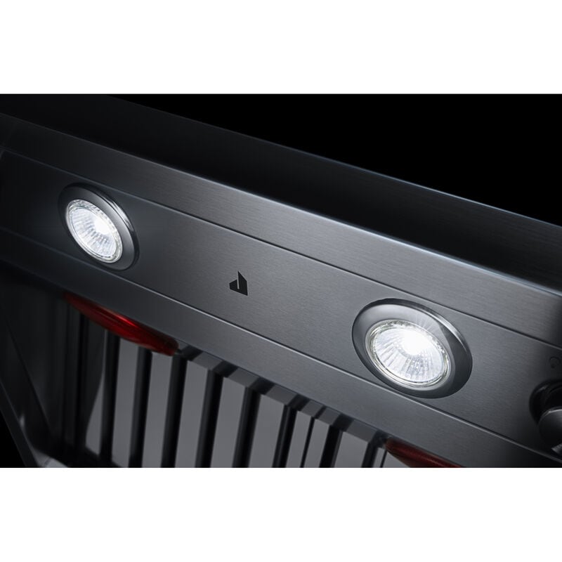 JennAir Pro-Style 36 in. Ducted Canopy Pro Style Style Range Hood with 600 CFM, 4 Fan Speeds & 2 Halogen Lights - Stainless Steel, , hires