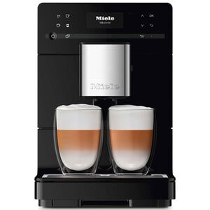 Miele CM 5310 Silence Countertop Coffee Machine with AromaticSystem, OneTouch for 2 Convenient Cleaning and Maintenance Programs - Obsidian Black, Black, hires