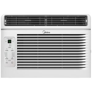 Midea 6,000 BTU Window Air Conditioner with 3 Fan Speeds, Sleep Mode & Remote Control - White, , hires