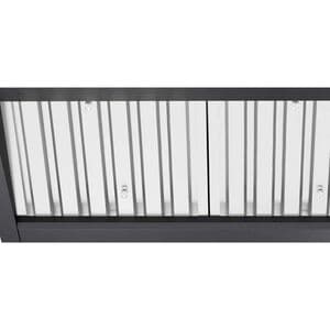 Dacor 48 in. Smart Ducted Canopy Pro Style Style Range Hood with 1200 CFM, 4 Fan Speeds & 1 LED Light - Graphite Stainless, , hires