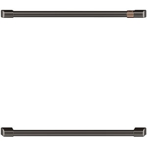 Cafe 30 in. Handles for Double Wall Ovens - Brushed Black, , hires