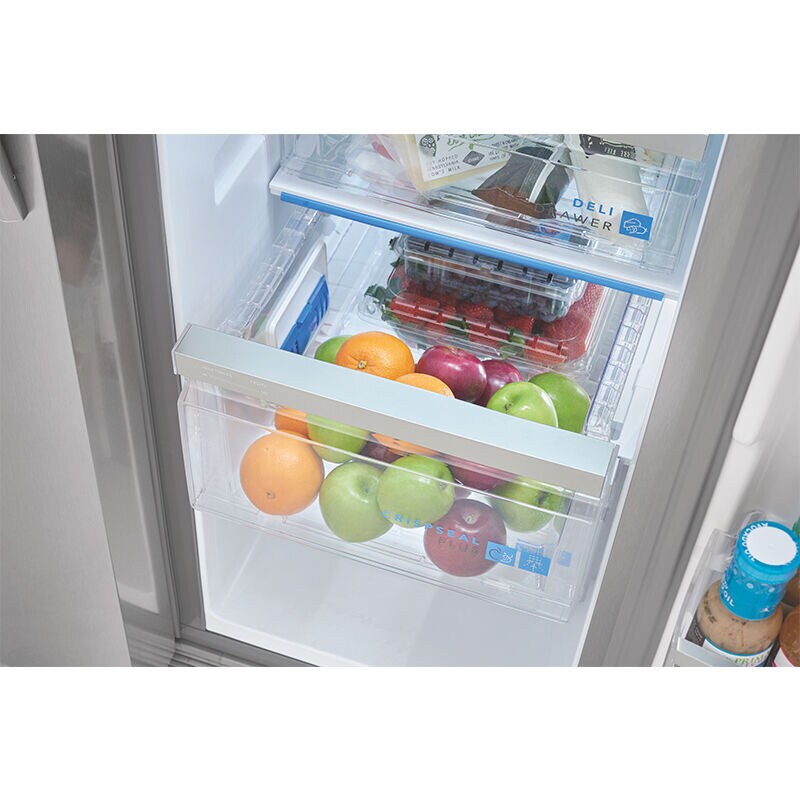 Frigidaire Gallery 33 in. 22.3 cu. ft. Side-by-Side Refrigerator with Ice & Water Dispenser - Stainless Steel, , hires