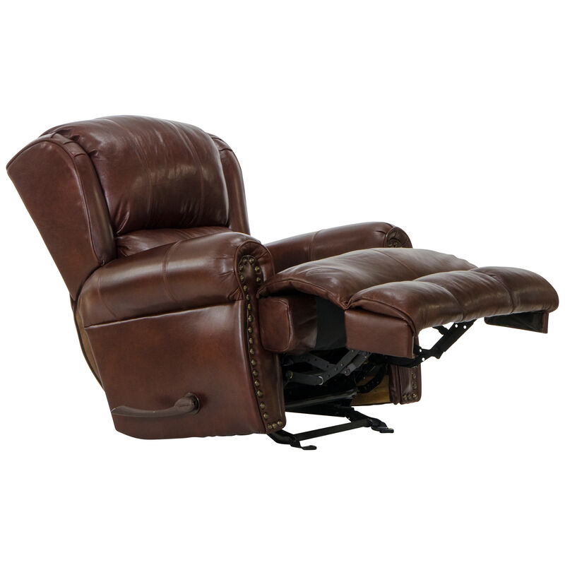 Catnapper Duncan Manual Glider Recliner - Walnut, Walnut, hires
