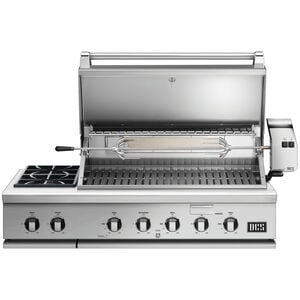 DCS Series 7 48 in. 3-Burner Built-In Natural Gas Grill with Side Burner, Rotisserie & Smoke Box - Stainless Steel, , hires