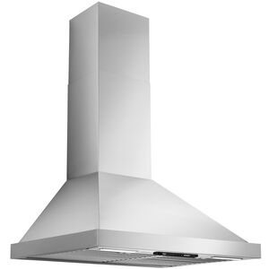 Best WCP1 Series 36 in. Chimney Style Smart Range Hood with 4 Speed Settings, 650 CFM & 2 LED Lights - Stainless Steel, , hires