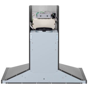 Signature Kitchen Suite 36 in. Smart Ducted Chimney Style Range Hood with 600 CFM, 5 Fan Speeds & 1 LED Light - Stainless Steel, , hires