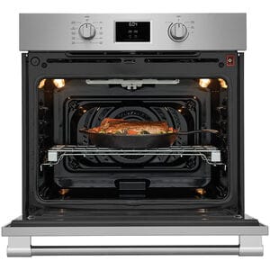 Frigidaire Professional 30 in. 5.3 cu. ft. Steam Electric Single Wall Oven with True European Convection - Stainless Steel, , hires