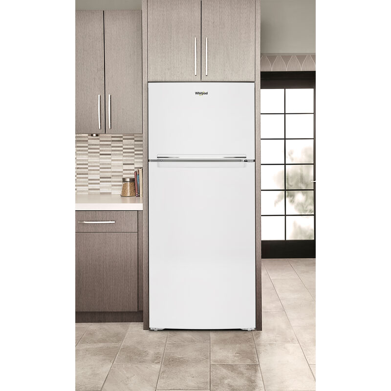 Whirlpool 28 in. 16.3 cu. ft. Top Freezer Refrigerator - White, White, hires