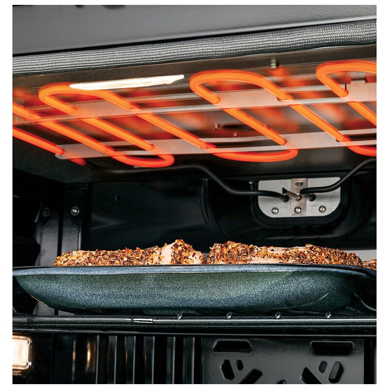 GE Profile 30 in. 6.7 cu. ft. Speed Electric Microwave/Wall Oven Combo with True European Convection & Sensor Cooking - Stainless Steel, , hires