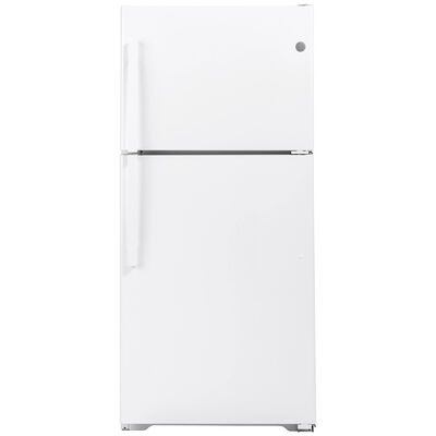 GE 30 in. 19.2 cu. ft. Top Freezer Refrigerator - White | GTS19KGNRWW
