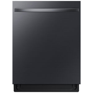 Samsung 24 in. Smart Built-In Dishwasher with Top Control, 46 dBA Sound Level, 15 Place Settings, 7 Wash Cycles & Sanitize Cycle - Matte Black Steel, , hires