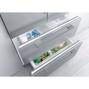 Miele 30 in. Left-Hinged Built-In 14.1 cu. ft. Counter Depth Bottom Freezer Refrigerator - Custom Panel Ready, , hires
