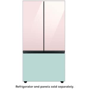 Samsung BESPOKE 3-Door French Door Bottom Panel for Refrigerators - Morning Blue Glass, , hires
