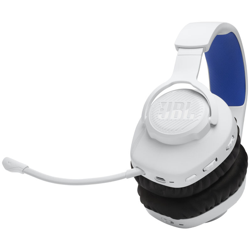 JBL Quantum 360P Wireless Over-Ear Gaming Headset with Detachable Boom Mic - White, , hires