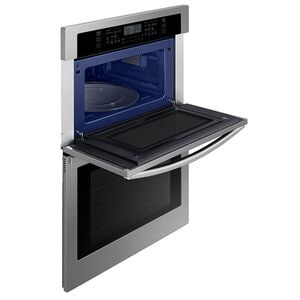 Samsung 30 in. 7 cu. ft. Smart Electric Microwave/Wall Oven Combo with Sensor Cooking - Stainless Steel, Stainless Steel, hires