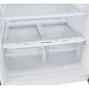 LG 33 in. 23.8 cu. ft. Top Freezer Refrigerator with Internal Water Dispenser - Stainless Steel, , hires