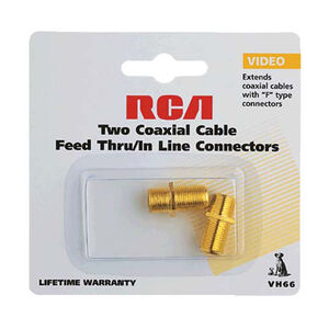 RCA 2 Pack Female to Female Connectors, , hires