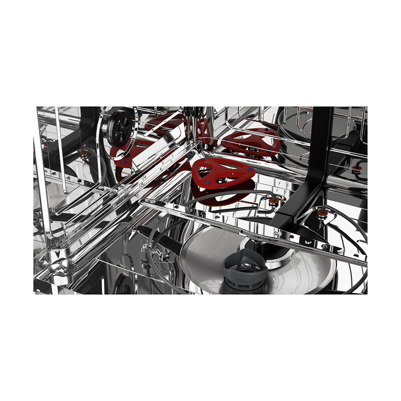 Sharp 24 in. Top Control Flush-Mount Dishwasher with 45 dBa Sound Level & 3rd-Rack - Stainless Steel, , hires