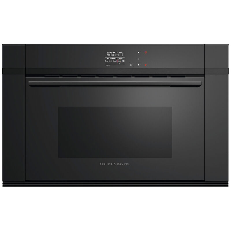 Fisher & Paykel Series 9 24" 1.3 Cu. Ft. Electric Single Wall Oven with True European Convection - Black, , hires