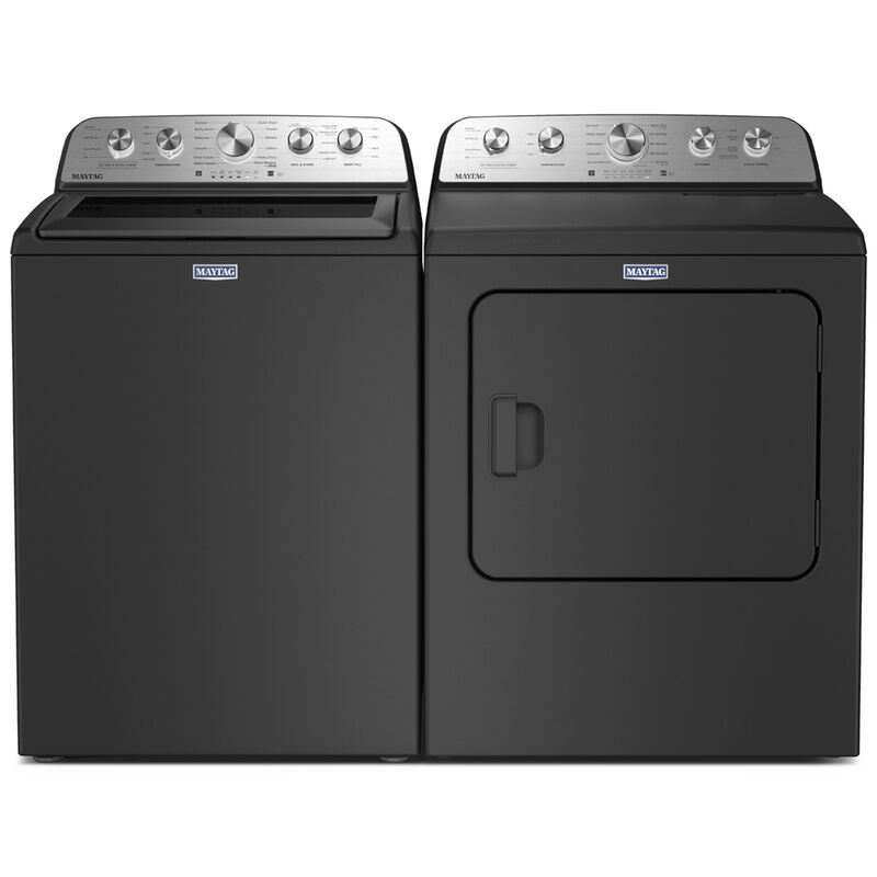 Maytag Pet Pro 29 in. 7.0 cu. ft. Gas Dryer with Sensor Dry & Steam Cycle - Volcano Black, Volcano Black, hires