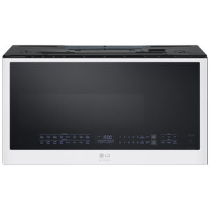 LG Studio 30 in. 1.7 cu. ft. 950W Smart Over-the-Range Microwave with 300 CFM, Convection & Sensor Cooking - Essence White, , hires