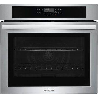 Frigidaire 30 in. 5.3 cu. ft. Electric Single Wall Oven with Standard Convection - Stainless Steel | FCWS3030AS