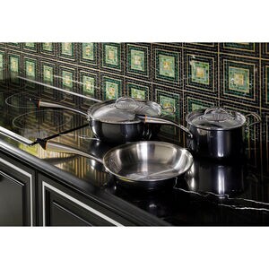 Cafe 30 in. 5-Burner Smart Electric Cooktop with Simmer Burner & Power Burner - Black, , hires